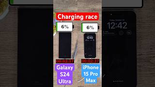 Samsung Galaxy S24 Ultra vs iPhone 15 Pro Max charging race!