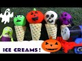 Thomas and Friends fun Spooky Halloween Play Doh Ice Cream with funny Funlings TT4U