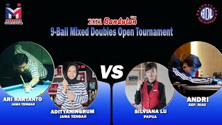 ARI. H / ADITYANINGRUM VS ANDRI / SILVIANA LU | 9BALL BANDULAN CUP MIXED DOUBLES OPEN TOURNAMENT