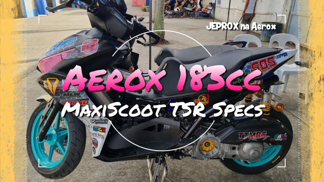 Aerox 183cc MaxiScoot TSR Specs Racebike