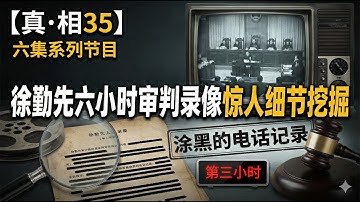 【真·相35】3/6 涂黑的记录：徐勤先六小时审判录像惊人细节挖掘第三小时