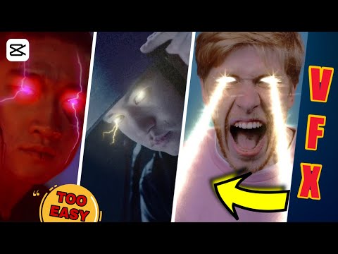 3 Next Level Laser Eye Effect Vfx Editing In Capcut || Capcut Vfx Editing