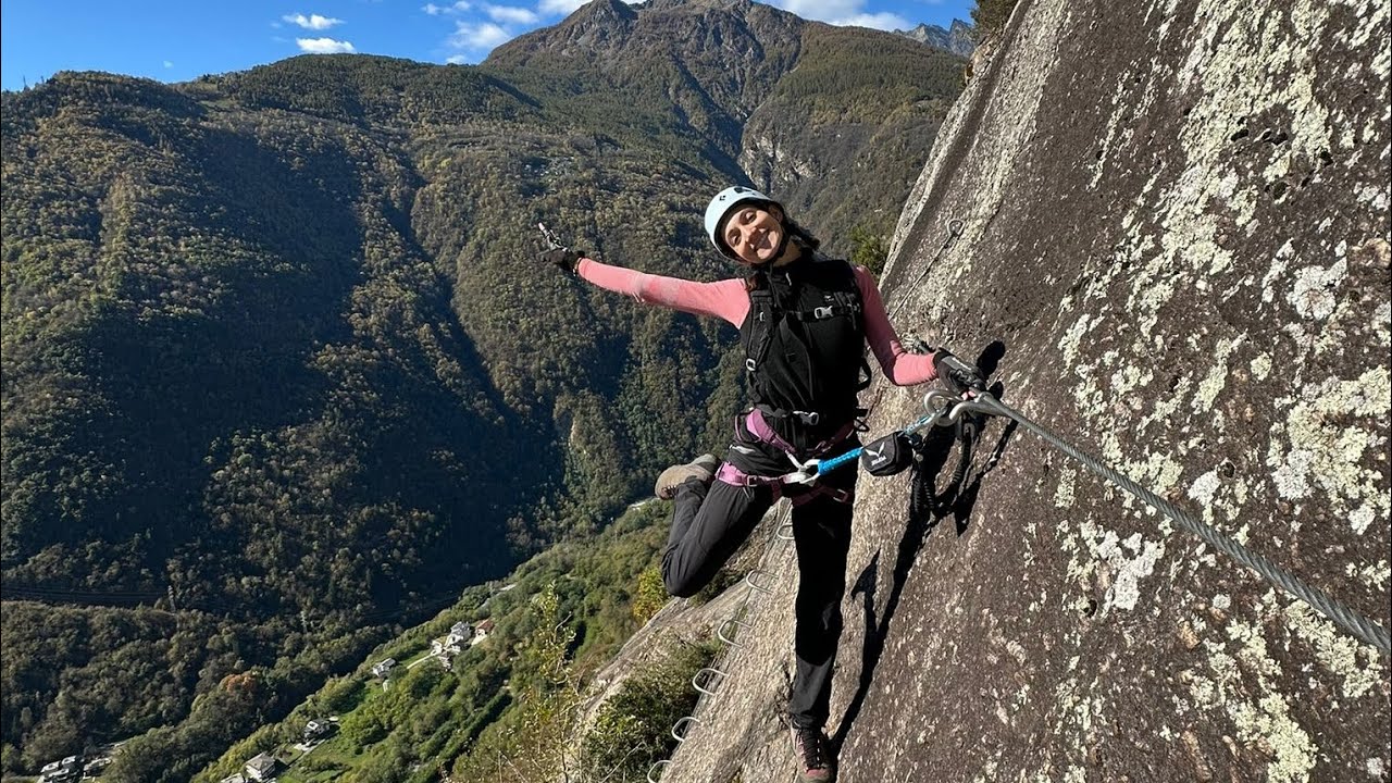 FERRATA BIASINI da Chiavenna. Una salita SPETTACOLARE!!!!