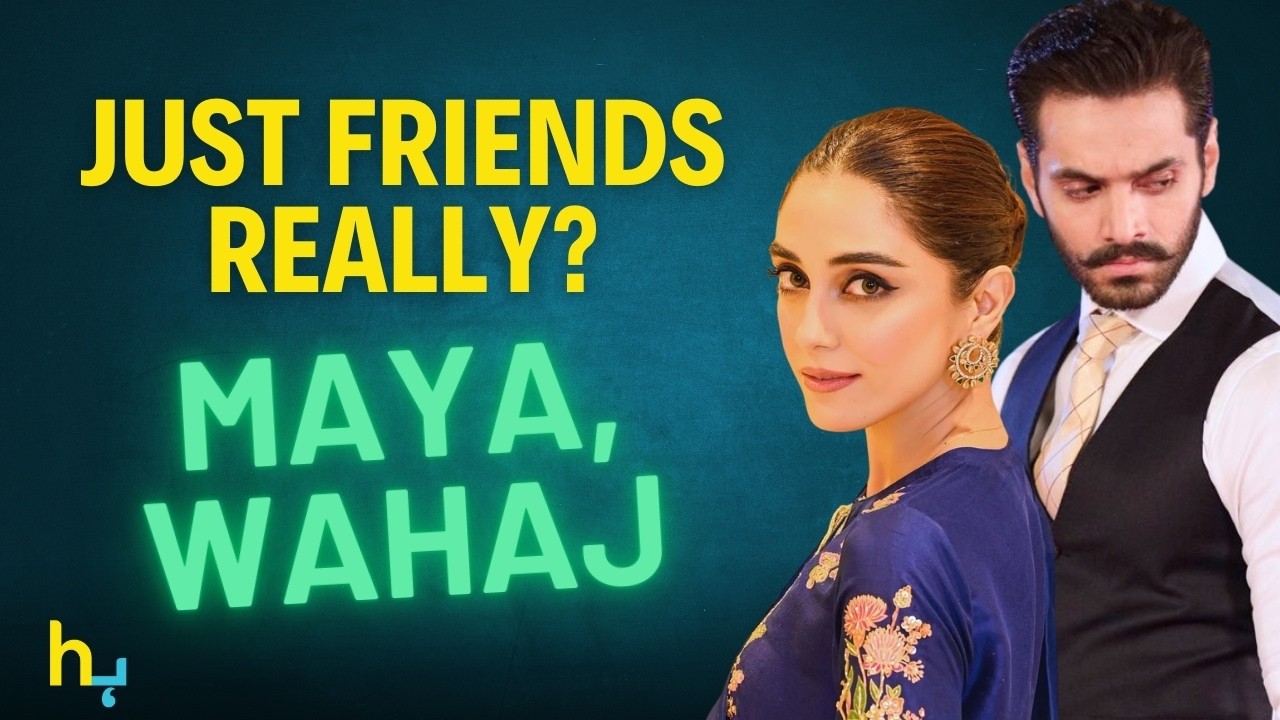 Wahaj Ali & Maya Ali: Just Best Friends or Something More? 💔 | वहाज अली | Hungama Express