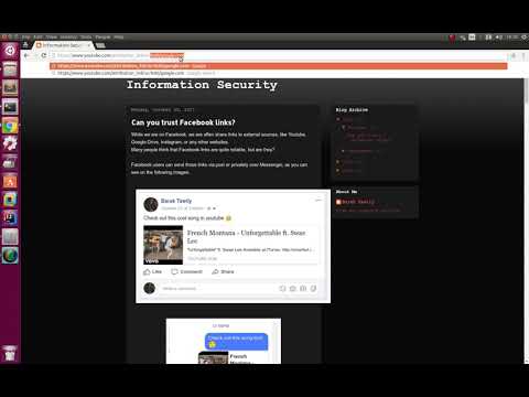 Youtube open redirection vulnerability