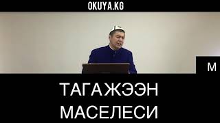 ТАГА ЖЭЭН МАСЕЛЕСИ  МУХАММАД БЕКМИН