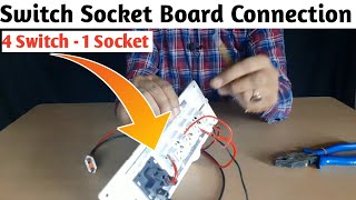 Switch Socket Board Connection||Switch Socket Board Connection kaise kare.