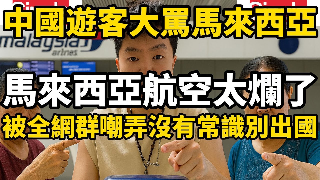 中國遊客大罵馬來西亞航空坑錢太爛了，結果被全網群嘲沒有常識就別出國丟人現眼