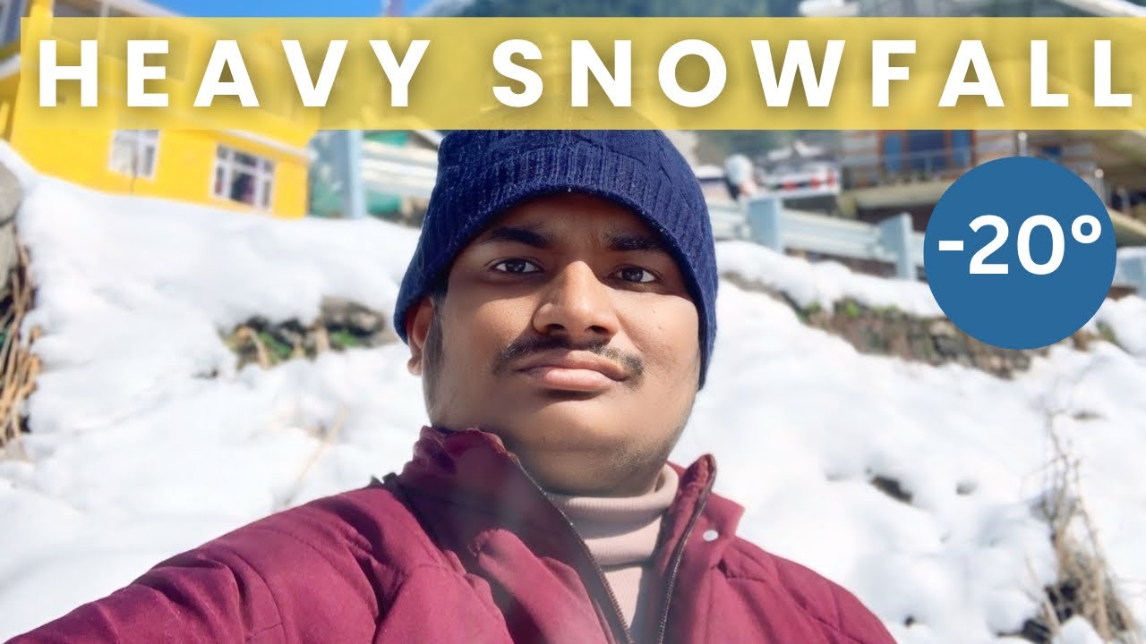 ️ Living the Dream at -20 Degrees – Enjoying Snowfall at Our New House ...