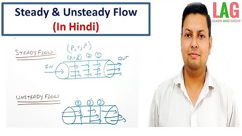 Steady & Unsteady Flow (Hindi) | Fluid Mechanics