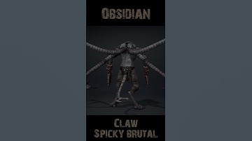 Obsidianclaw Spicky Brutal 360 #character #rogerkint #3d #animation #gaming #unity #unreal #obsidian