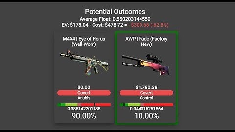 AWP FADE 10% TRADEUP POSSIBILITY