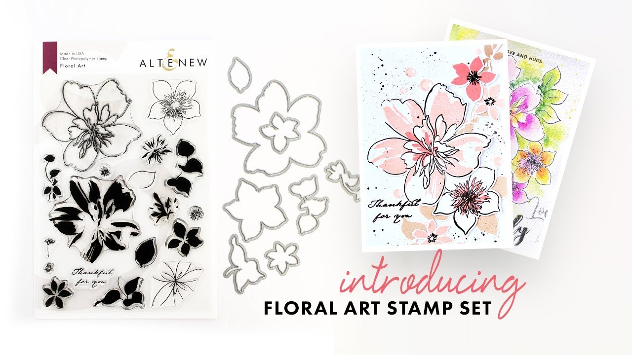 altenew stamps intro floral