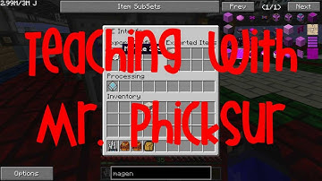 Teaching with Mr Phicksur - ME Interfaces Part 2