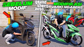 Aku Modifikasi Motor VARIO Spek Drag Untuk Ikut Sunmori Balapan Di Kota - GTA 5 MOD