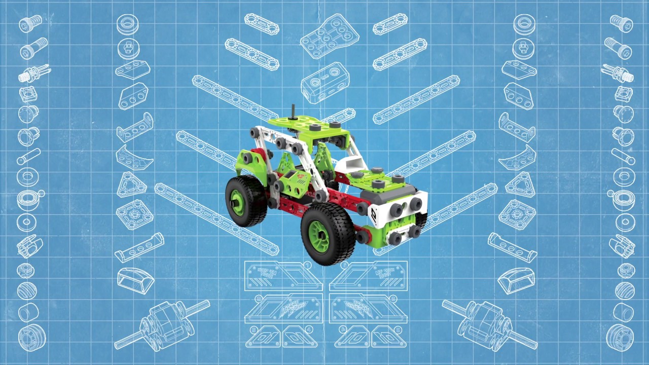 Meccano Junior - Ma Voiture à rétrofriction - Construis ton 4x4