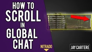 Ark Survival Evolved PS4 Tutorial - How To Scroll In Global Chat & Tribe Chat