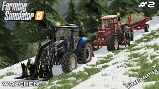 Transporting logs in snow w@ChataModding | Forestry Walchen 2K20 | Farming Simulator 19 | Episode 2 screenshot 5