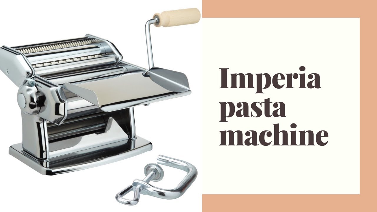 Imperia pasta machine unboxing and initial cleaning before first use | Atlas | Marcato YouTube