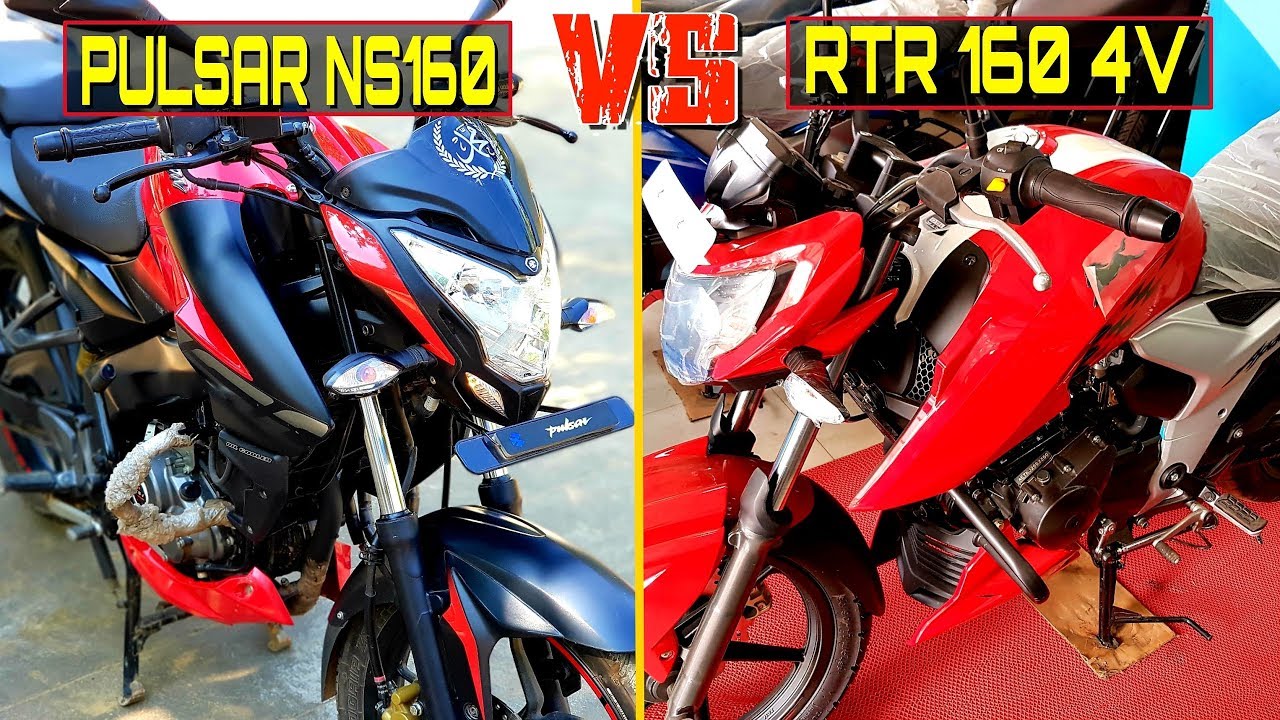 TVS RTR160 4V VS PULSAR NS160 Which One Better Review In Bangla 