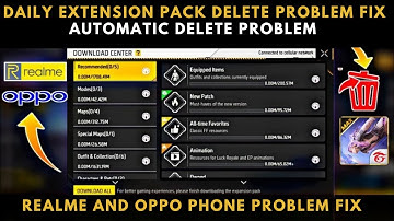 Free Fire Expansion Pack Delete Problem || Free Fire Collection Pack Auto Delete Problem ||Free Fire
