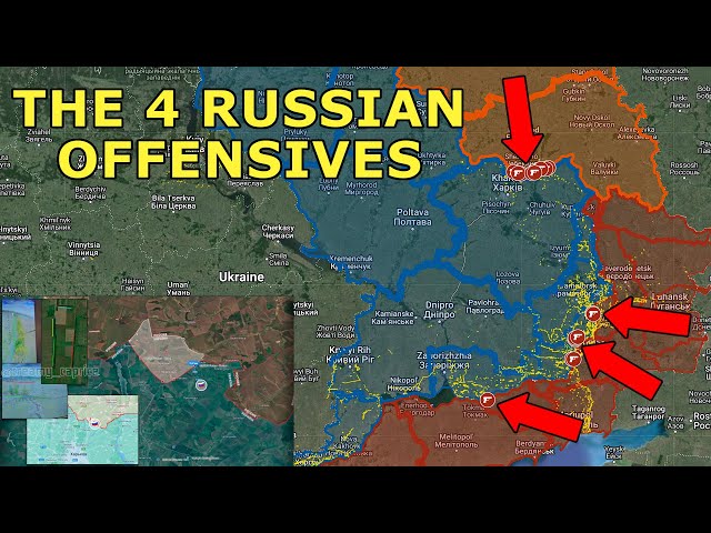 The 4 Ongoing Russian Offensives Captures Additional 18SQKM As Fighting Intensifies class=