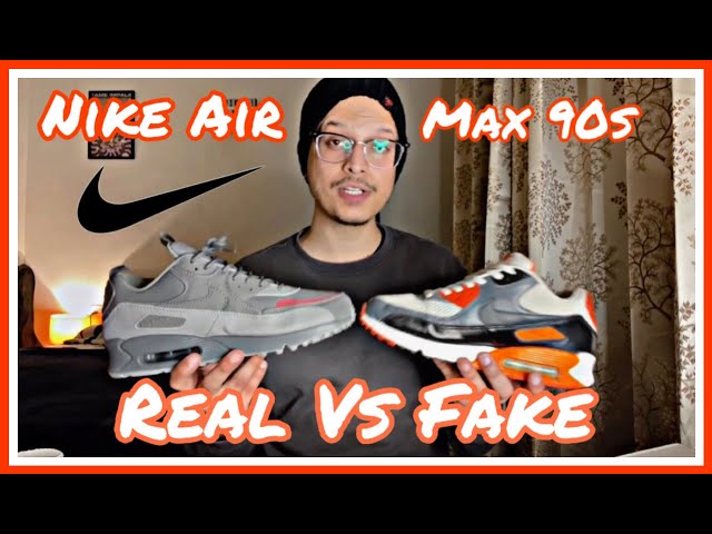 Nike Air Max 90 Real Vs Fake | How to Spot fake Nike | Copy Vs Real |  Himanshu Puri G | Hindi - YouTube