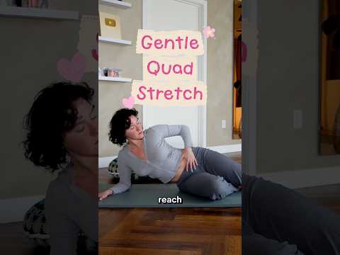 If you’re like me and hold a lot of tension in your quads, these gentle movements feel sooo good 🫠