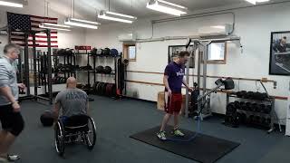 Travis Hasenkamp & Daniel Schmitt - Split Rope Flip/Slamball; Single Under/Slamball Couplets