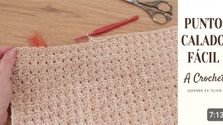 LACE STITCH Super Easy Crochet Openwork Stitch Light and Elegant Texture Crochet Stitches