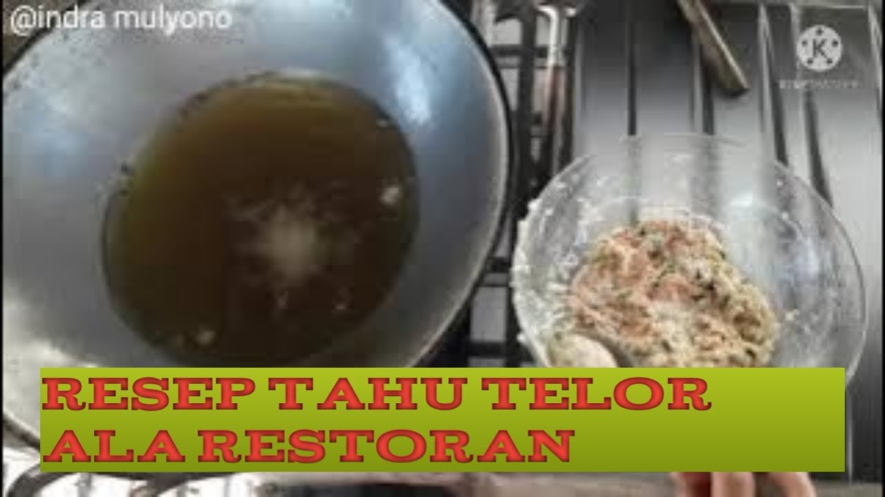 RESEP MASAK TAHU TELUR ENAK BIKIN KETAGIHAN - YouTube