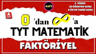 Faktöriyel 1 Konu Anlatımı Sonsuz Tyt Matematik Kampı 6.Gün 1. Video