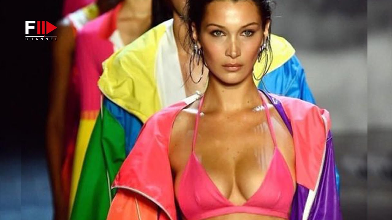 Bella Hadid rocks dyed eyebrows and shows off her washboard abs