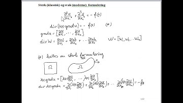 Strong and weak formulations (updated)