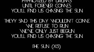 The Wanted - Chasing The Sun ( Lyrics )