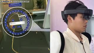 EyeTracking Keyboard sliding input ——XR smart glasses