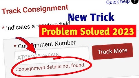 consignment details not found in speed post tracking error fix, India Post error in speed post track