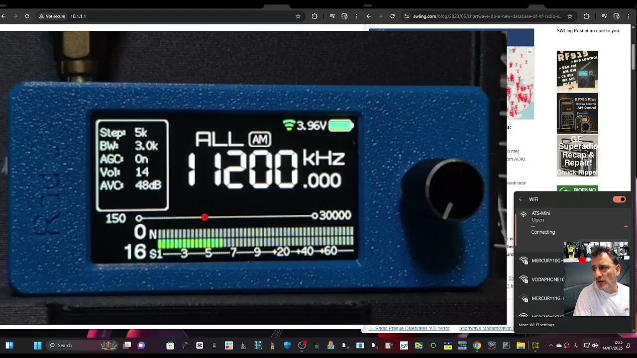 Si4732 - Config WiFi & edit Database Download