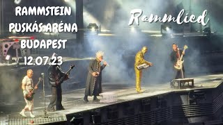 Rammlied | Rammstein | Live Puskás Aréna Budapest | 12th July 2023