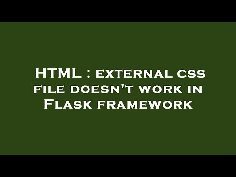 HTML : external