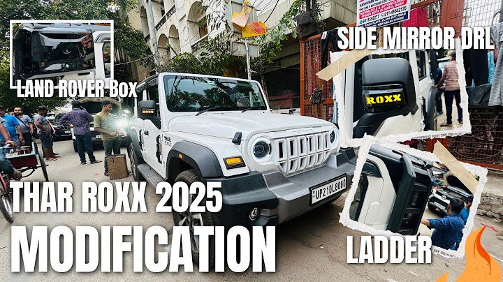 THAR ROXX 2025 MODIFIED🔥 LADDER & BOX WITH OEM AMBIENT LIGHT 28pc✅