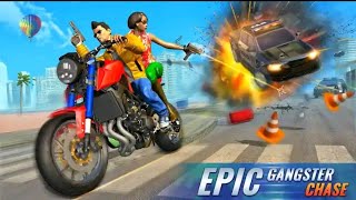 US Police Bike Gangster Chase Simulator - Crime City - Android GamePlay screenshot 3