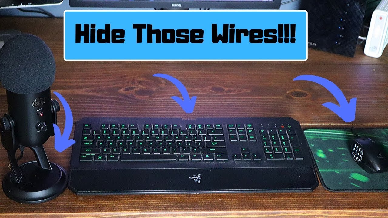 Drilling Holes In Gaming Desk Hide Those Wires Youtube