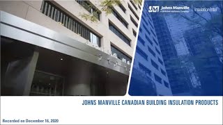 Insulation Intel® Webinar: JM Canadian Building Insulation Products