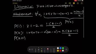 Induction Example 1 Part 1 Complete Induction Example Part 1