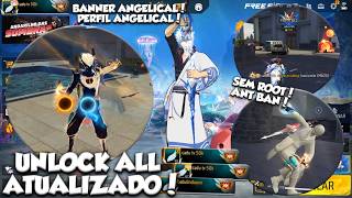 ⚠️NOVA ATUALIZAÇÃO⚠️UNLOCK ALL FUNCIONANDO EM PARTIDA(COMO LIBERA TUDO DO FREE FIRE!) SEM ERRO!!!