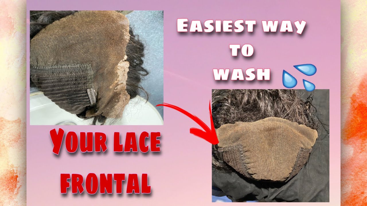 How to wash your lace frontal! YouTube