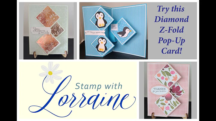 You Will Love This Diamond Z-Fold Pop Up Card!