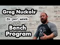 Part 2 - FULL BREAKDOWN - Greg Nuckols 28 Free Programs - 2x per Week Bench Press Program