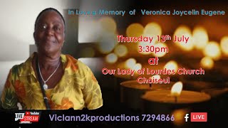 In Loving Memory of Veronica Joycelin Eugene